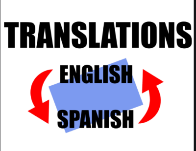 I will translate your documents from English to Spanish